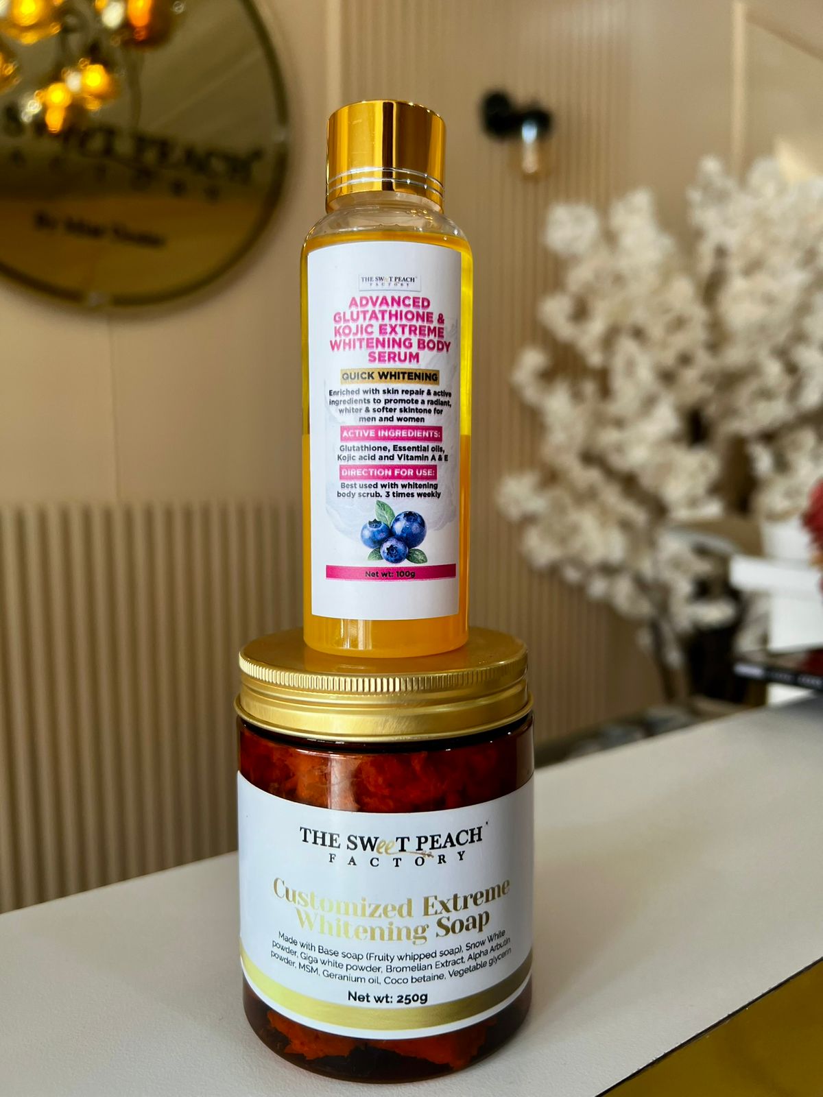 Advanced Whitening Serum & Soap Mini Combo